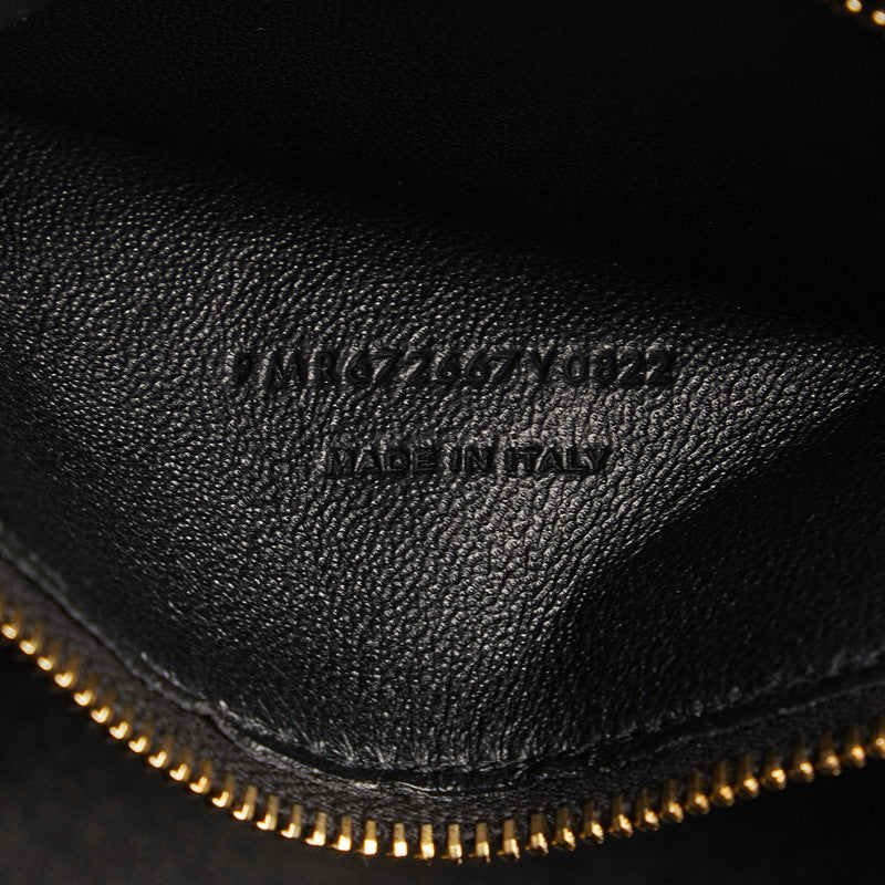 Saint Laurent Business Bag in Calf Leather Black 672667