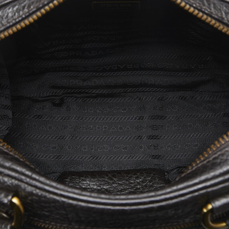 Prada Prada Handbags Leather Brown
