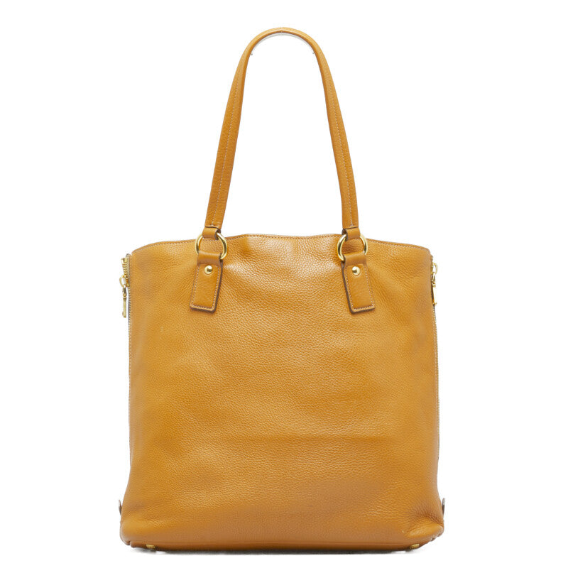 Prada calf-leather shoulder bag - Yellow