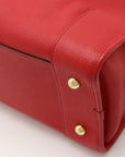 LOEWE LOEWE Amazon 36 Anagram Handbags Mini Boston Bag  Red Red Gold  352.79.A22