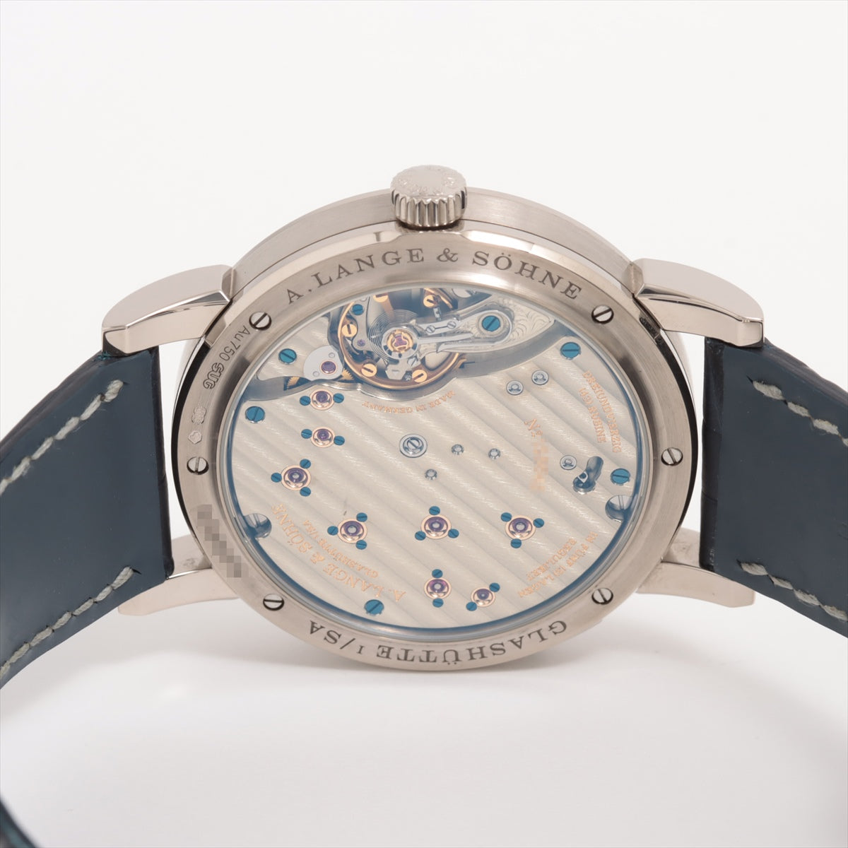 A.Lange & Sohne 1 191.039 WG  Leather AT Silver LS1913AA N