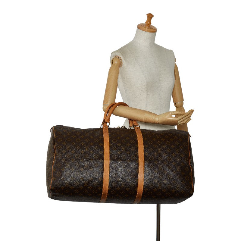 Louis Vuitton Monogram M41422 Boston Bag PVC/Leather Brown