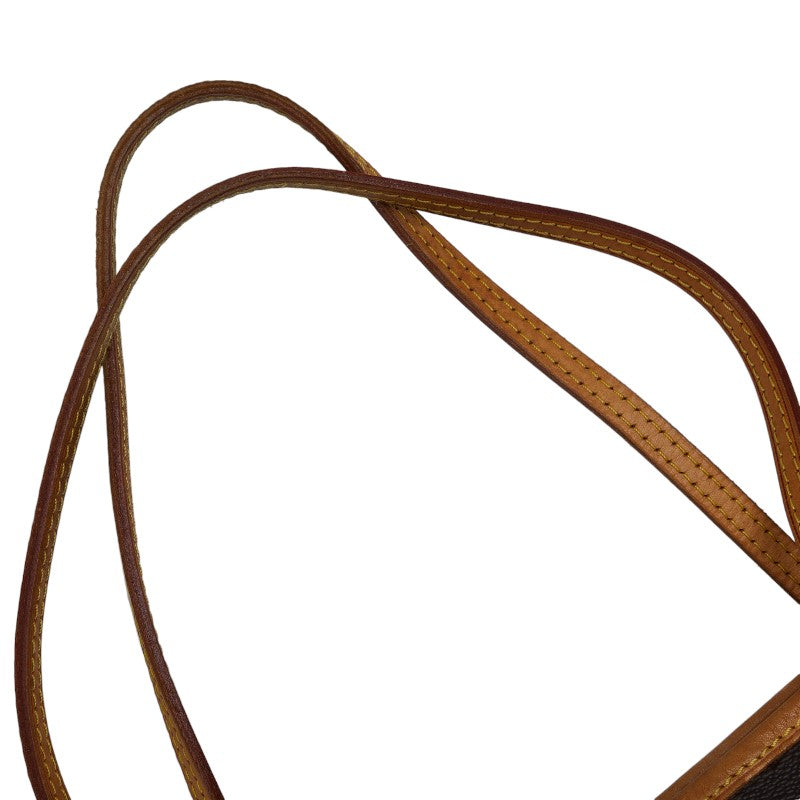 Louis Vuitton Monogram M40156 Neverfull 托特包 PVC/皮革棕色