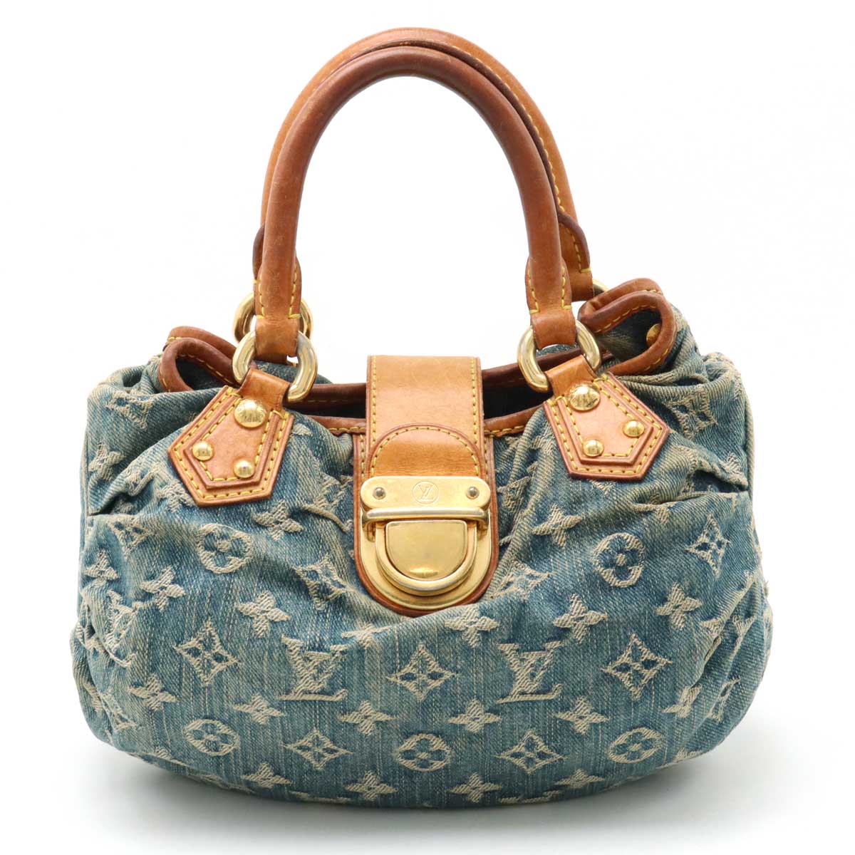 Louis Vuitton Monogram Denim Private Bag Mini Bag Blue M95020