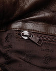 LOEWE Anagram Shoulder Bag in Calf Leather Brown