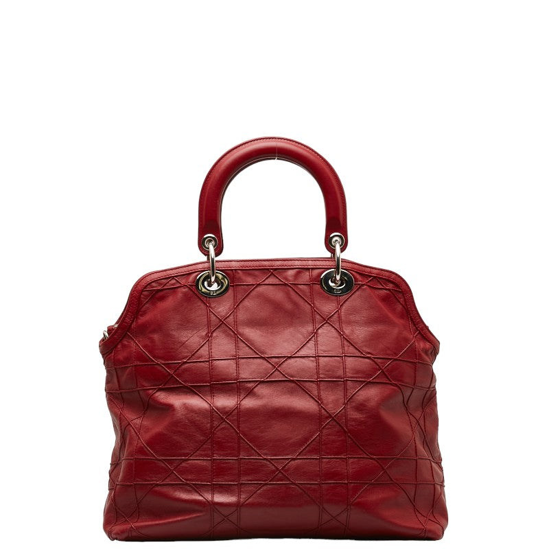 Dior Grandville 女士手提包單肩包 2WAY 紅色皮革 Dior