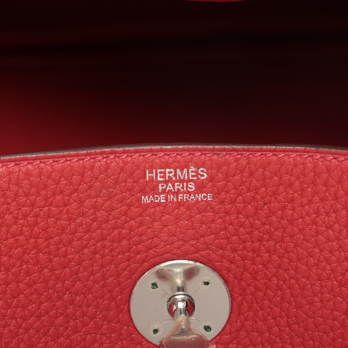 Hermès Lindy 30 Triumphal Claimant Rojo Kazak Silver  T:2015