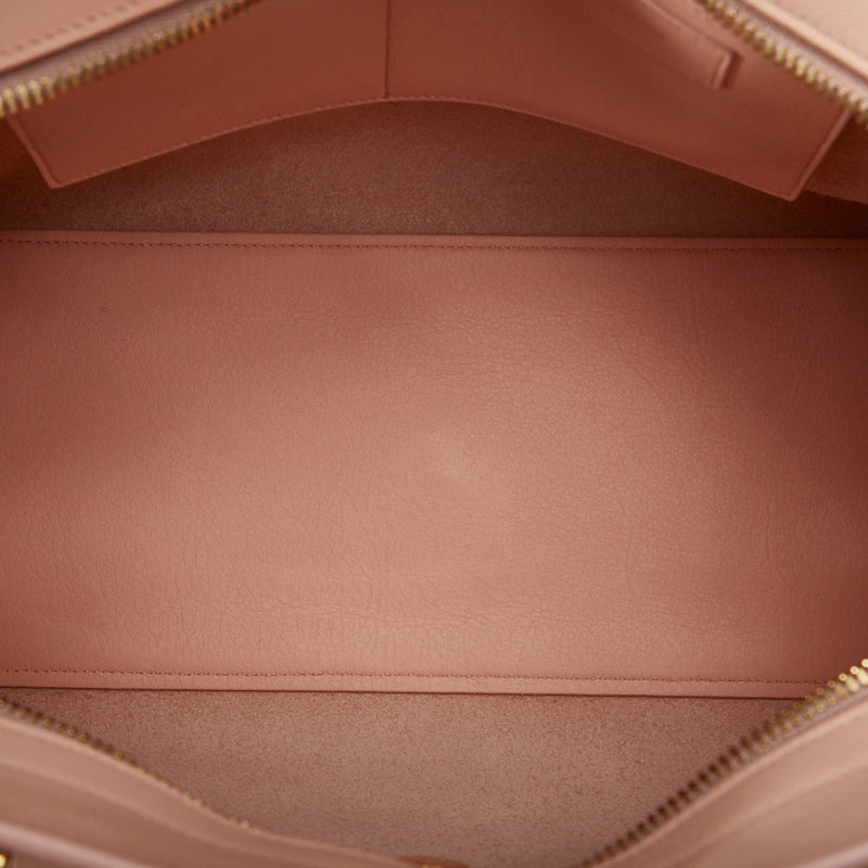 Saint Laurent Cabas Tote in Calf Leather Pink 331210