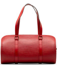 Louis Vuitton Epi Suffro Handbag M52227 Castilian Red Leather  Louis Vuitton