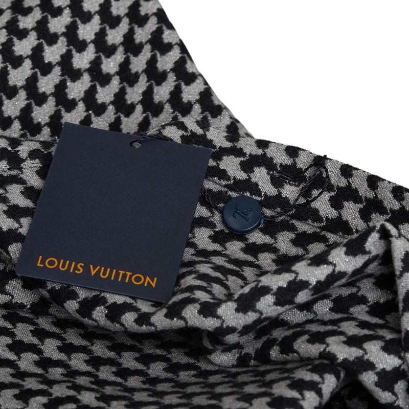 LOUIS VUITTON Louis Vuitton RM192 RDQ HHS66W Long-Handy  Wool/Polyester Black Grey  T-Shirt