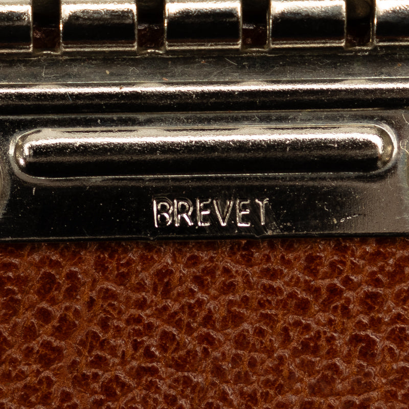 SalvatoreFerragamo Vintage F Gold  Keycase 6 sets 228105 Brown Leather  Salvatore Ferragamo