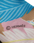 Hermes Tree avannah Butterfly Scarf Multicolor Silk  Hermes []