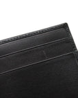 Gucci Wallet 2 Folded Wallet 2 Folded Wallet Money Clip Bill Clip Card Folded Men's Leather Black Black Silver Silver  04805
