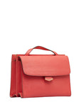 FENDI Top Handle Handbag Crossbody Bag Leather Pink Ladies