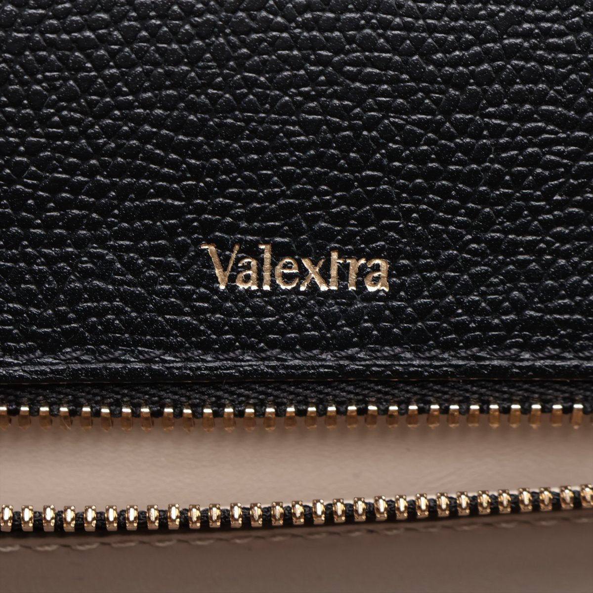 Valestra Izide Leather 2WAY Handbag Black