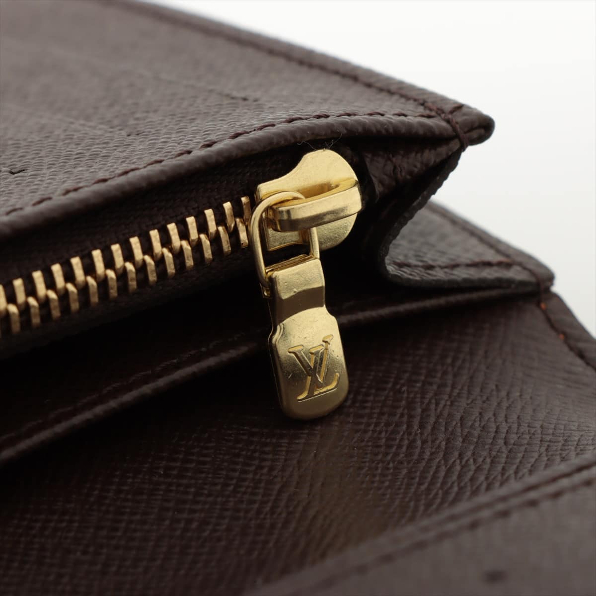 Louis Vuitton Damier Portfolio Brother N60017 Brown Wallet