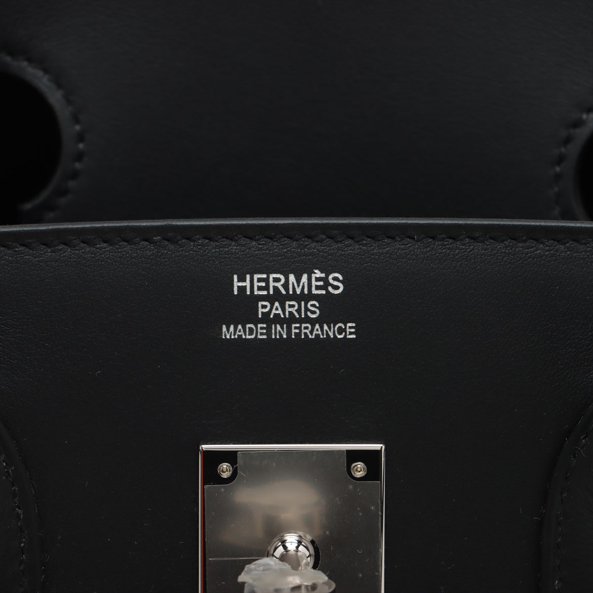 Hermes Bur 35 Frey Frey Twil Ash Switch Black Silver Gold