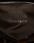 FY ZUCKA MANMABACKET SHOLDERBAG 26424 Brown canvas leather ladies FENDI
