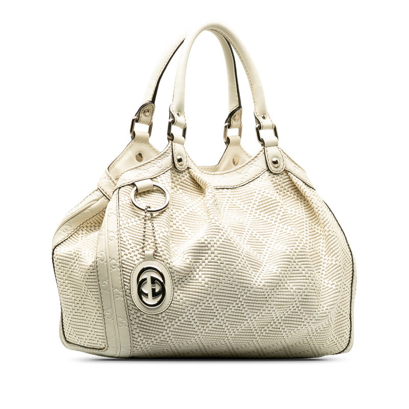Gucci Handbag 211944 White Leather Ladies Gucci (Gincci Paris)