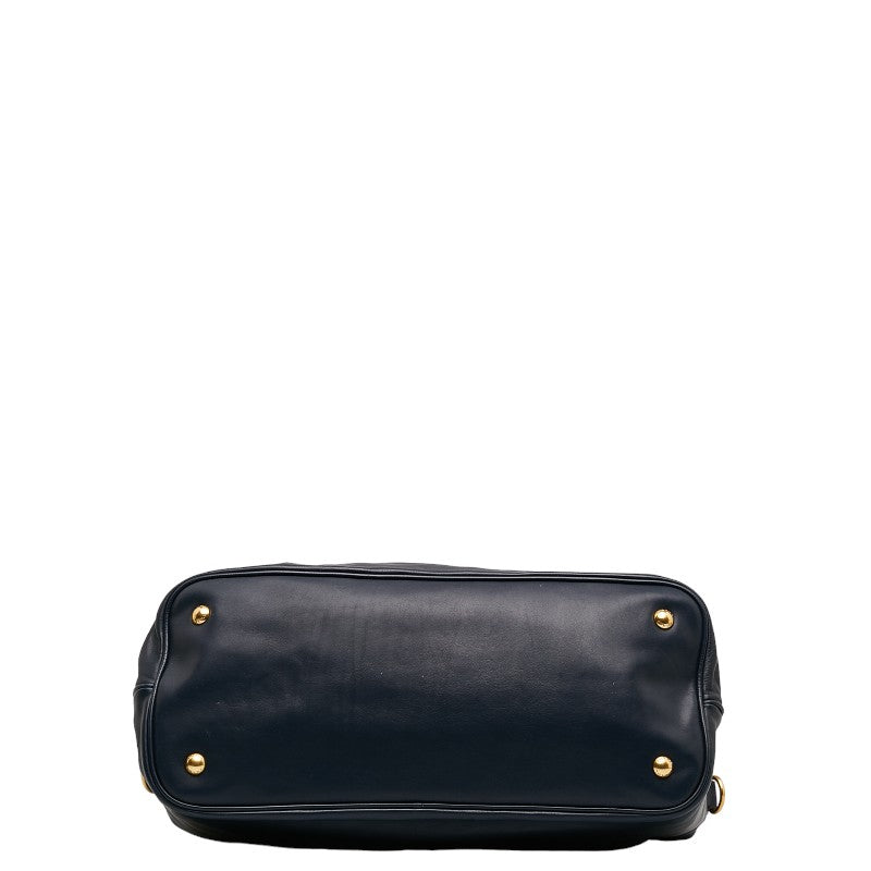 Prada Handbags BN1902 Navi Leather Ladies Prada
