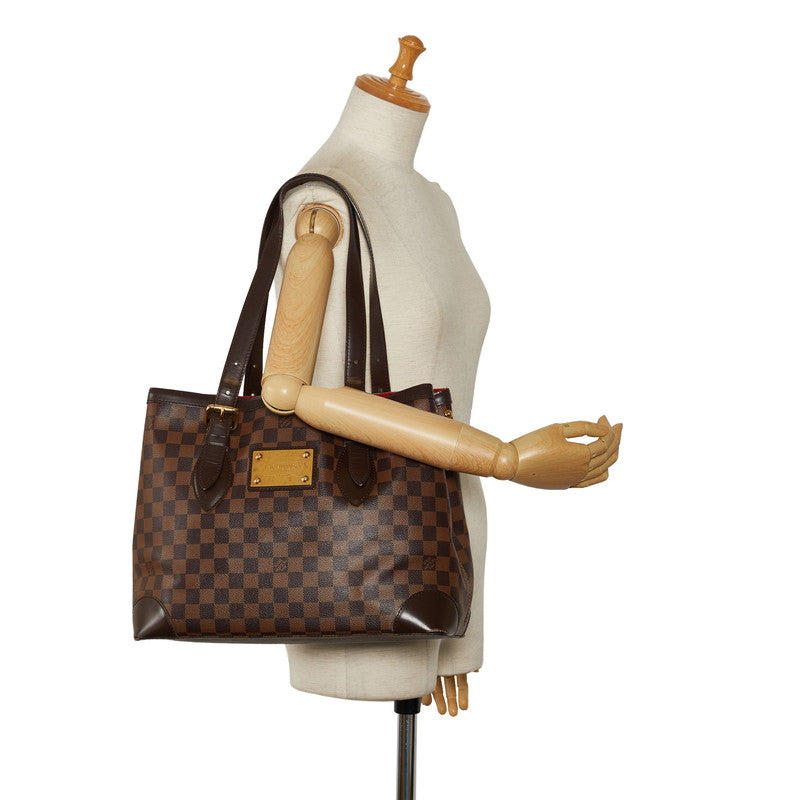 Louis Vuitton Damier Hamsted MM Handbag N51204 Brown PVC  Louis Vuitton