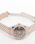Rolex Date Just 278381RBR SSPG AT Chocolate Signature Board