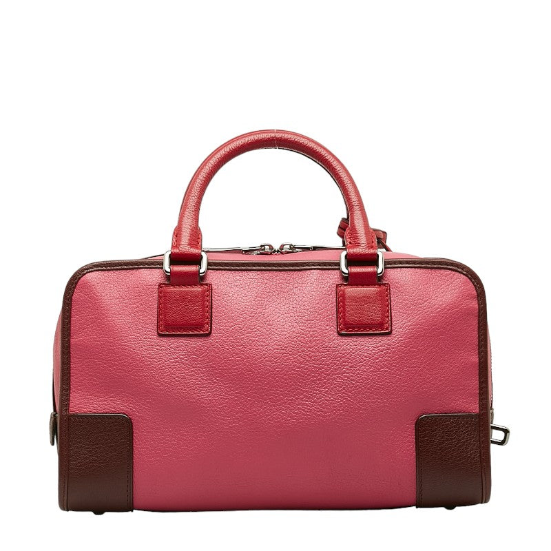 Loewe Anagram Amazon Handbag Pink Red Leather  LOEWE