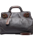 Salvatore Ferragamo Salvatore Ferragamo Gantiini AB-21 C537 Handbag Leather Brown