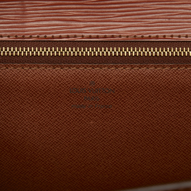 Louis Vuitton Epi Monsoon Shoulder Bag 2WAY M52123 Kenyan Brown PVC Leather  Louis Vuitton