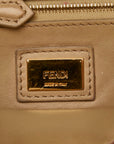 FENDI Peekaboo Handbag in Leather Red 8BN244