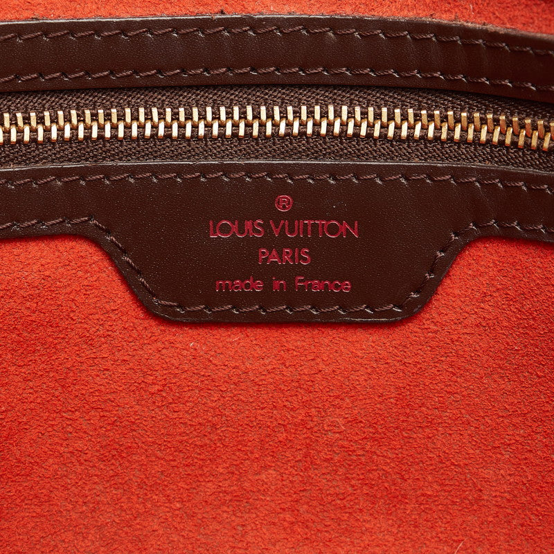 Louis Vuitton PM Handbag N51121 Brown PVC Leather Lady Louis Vuitton