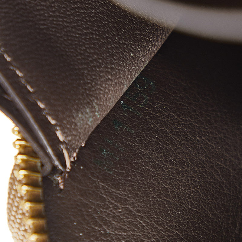 Louis Vuitton Trion Portfolio Comet Roundfather Long Wallet M63104 Garage Grey Leather Ladies Louis Vuitton