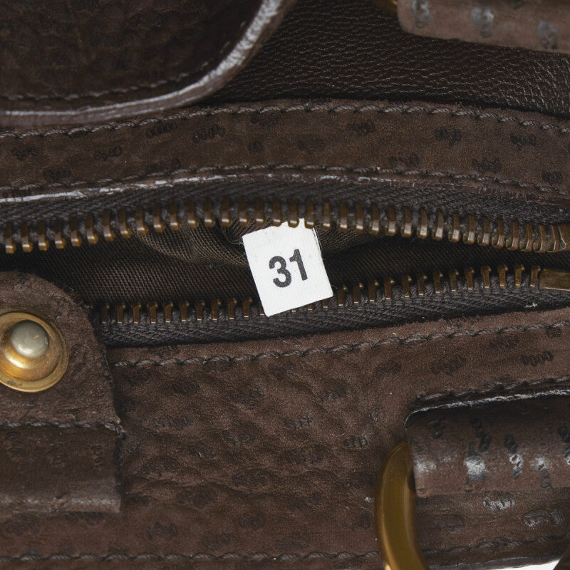 PRADA PRADA BR1977 s Bag Leather Brown