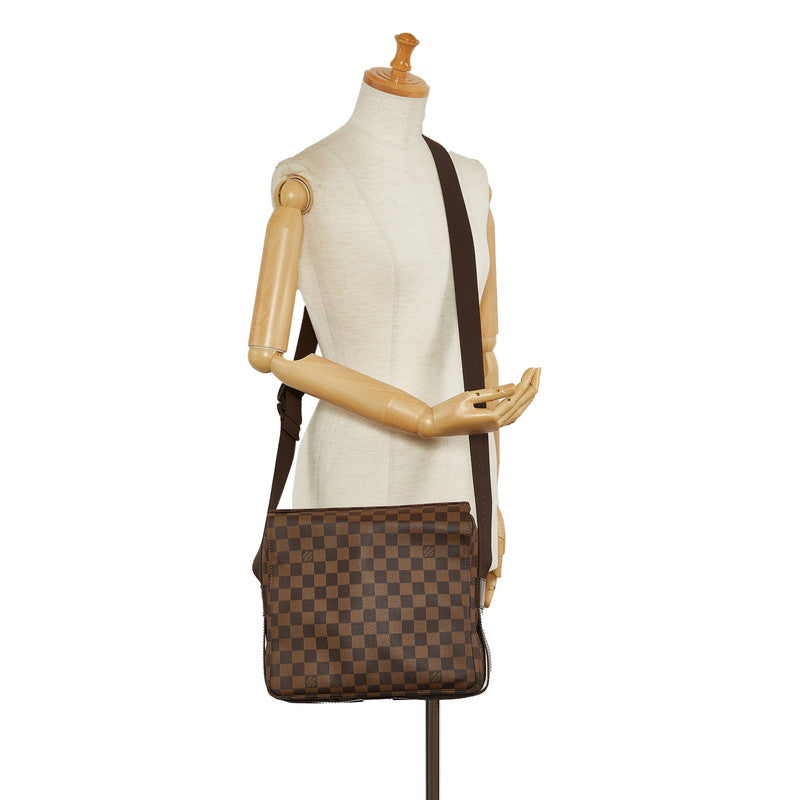 Louis Vuitton Damiere Naviglio N45255 Brown PVC Leather Lady Louis Vuitton