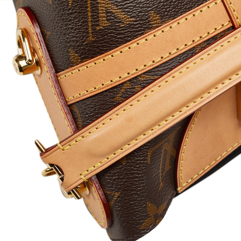 Louis Vuitton Monogram Handbag 2WAY M43587 Brown Leather  Louis Vuitton