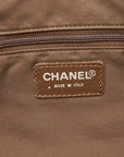 Chanel New Label Line Handbags Brown Canvas Leather  Chanel