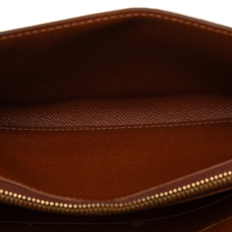 Louis Vuitton Monogram M61726 Long Wallet PVC/Leather Brown