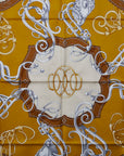 Hermes Carré 90 LIFT PROFILE Lift Profile Scarf Gold Multicolor Silk Ladies HERMES