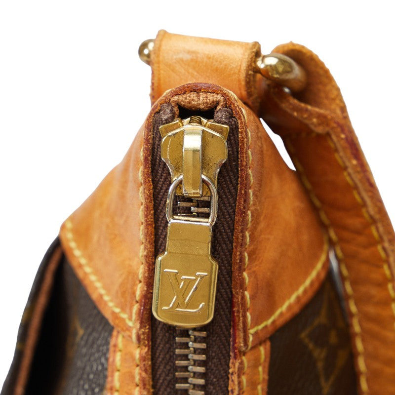 Louis Vuitton Monogram M56390 Shoulder Bag PVC/Leather Brown