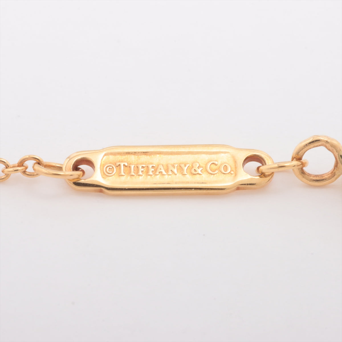 Tiffany T Smile Micro Necklace 750 (YG) 2.4g