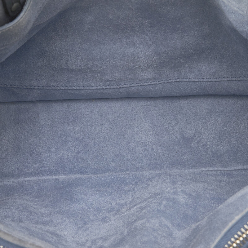 Prada Tote Shoulder Bag 1BG122 Light Blue Leather Ladies