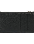 BALENCIAGA Coin Case in Leather Black 594548