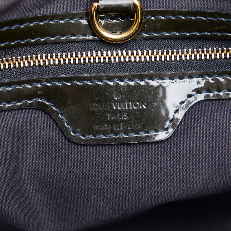 Louis Vuitton Monogram Verney Wilshere PM Handbag M91451 Blue Amphitheater Black Patent Leather  Louis Vuitton