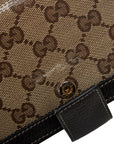 GUCCI Gucci 231839 Long Wallet PVC/Laser Beige Brown Ladies Gucci