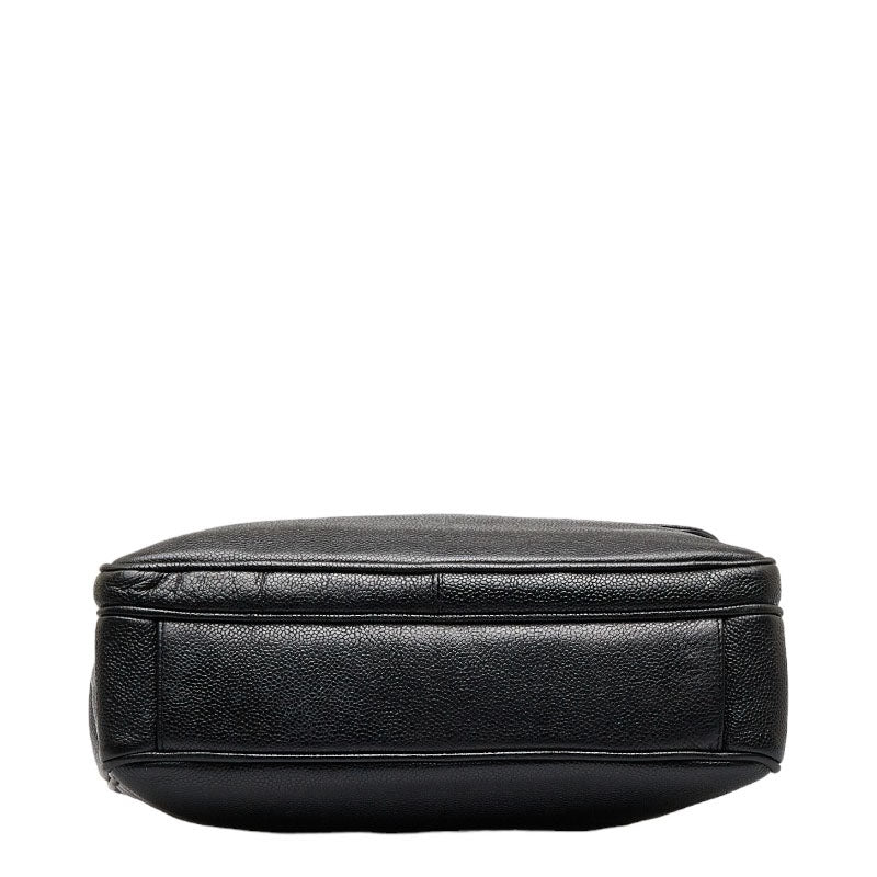 Chanel Coco Chain Shoulder Bag Tote Bag Black Leather