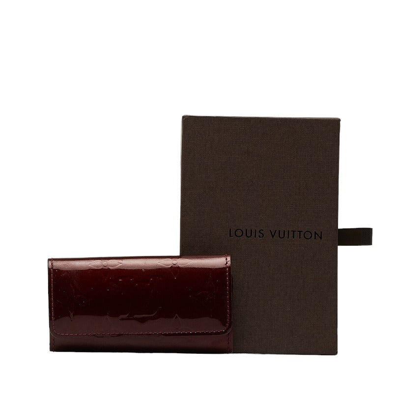 Louis Vuitton Verney Multicell 4 Series Keycase M91542 Rouge Forest Red Patent Leather  Louis Vuitton