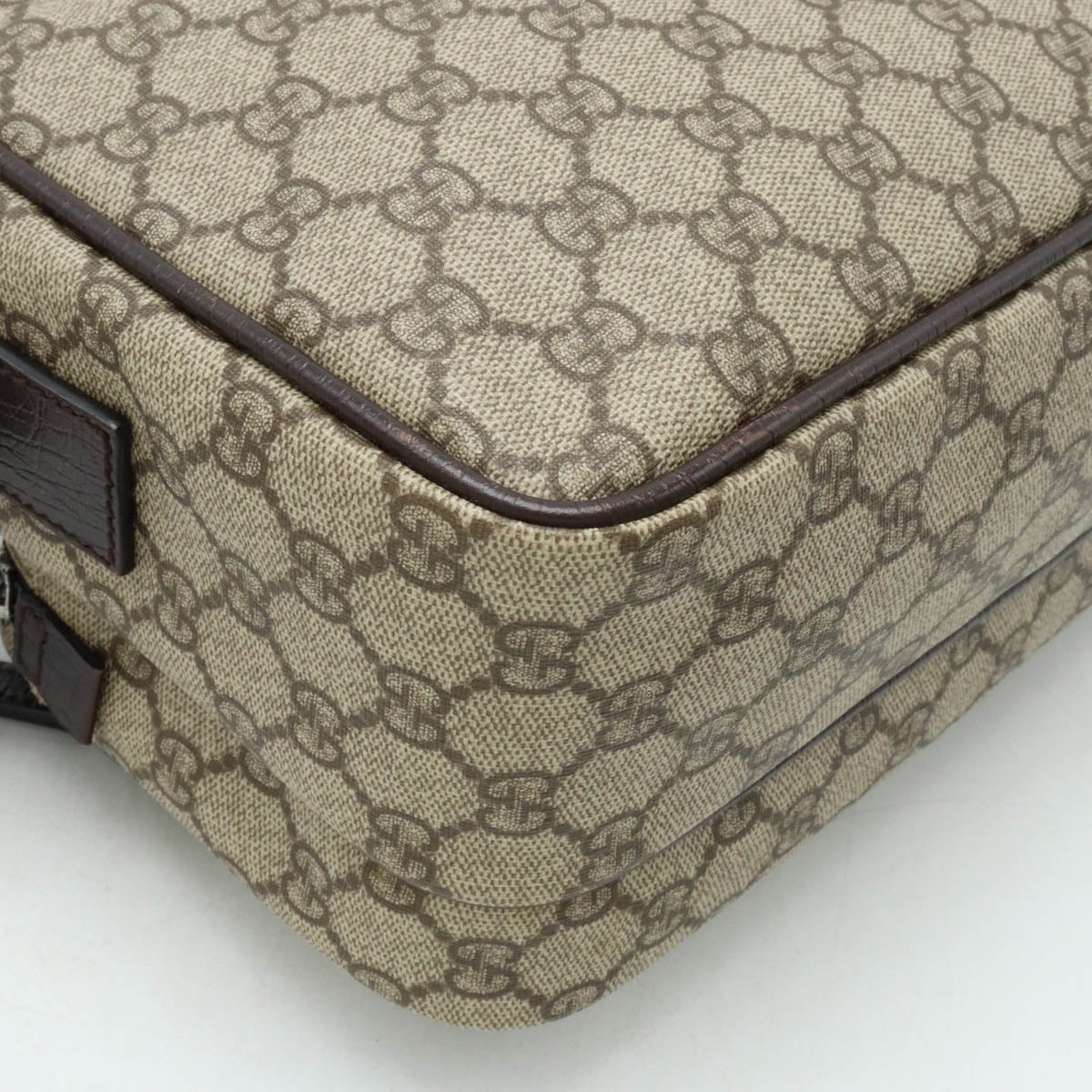 GUCCI Gucci GG Spring GG Plus Shoulder Bag Pulled Shoulder PVC Leather 114531
