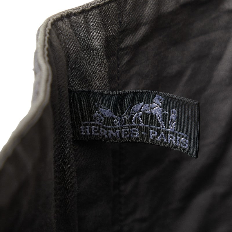 Hermes Amedaba Kava Do Push  Bag Shoulder Bag Gr Linen Leather  Hermes