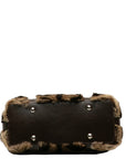 Salvatore Ferragamo Salvatore Ferragamo AF-21 4882 Handbag Lovelace/Leather Brown
