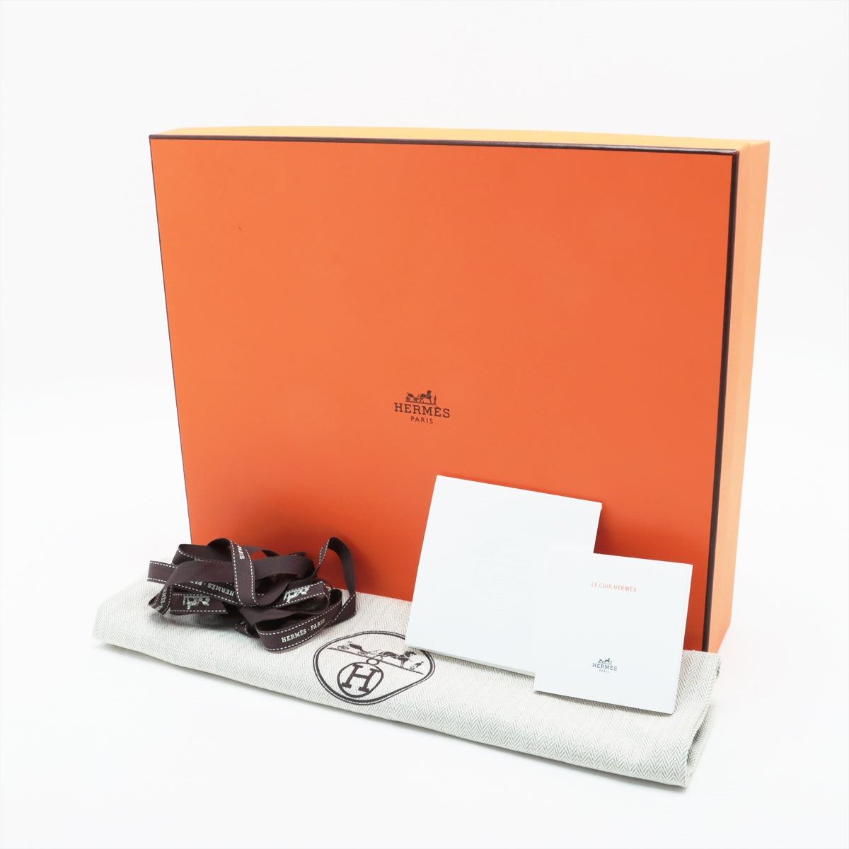 Hermes Vidopoš Togo Orange Silver